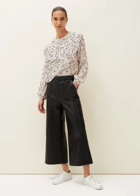 Martha Faux Leather Culottes