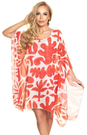 Maya print beach tunic