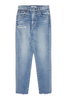 Moussy Denim Hammond High Rise Skinny Jean in Light Blue