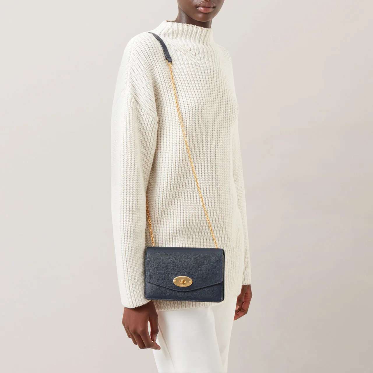 MULBERRY The Sustainable Edit Darley Small Crossbody Bag - Night Sky