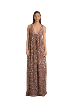 Multi Colour Sequin Embroidered Jumpsuit