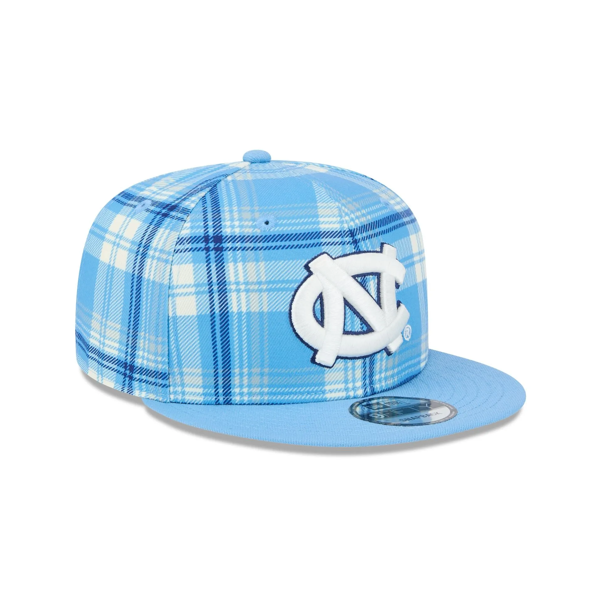 North Carolina University Tar Heels Plaid 9FIFTY Snapback Hat