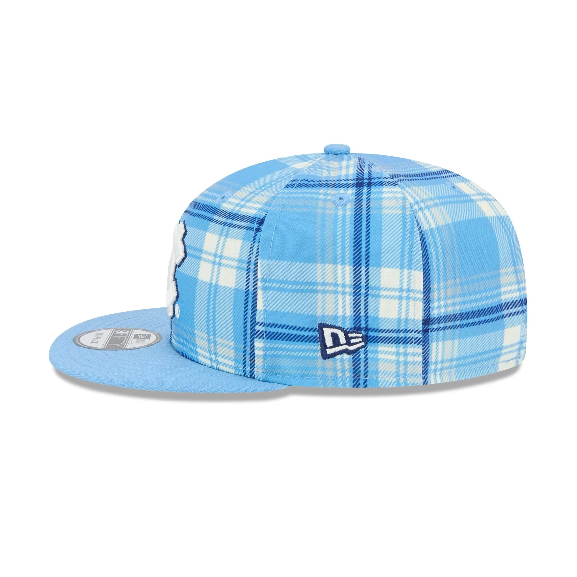 North Carolina University Tar Heels Plaid 9FIFTY Snapback Hat