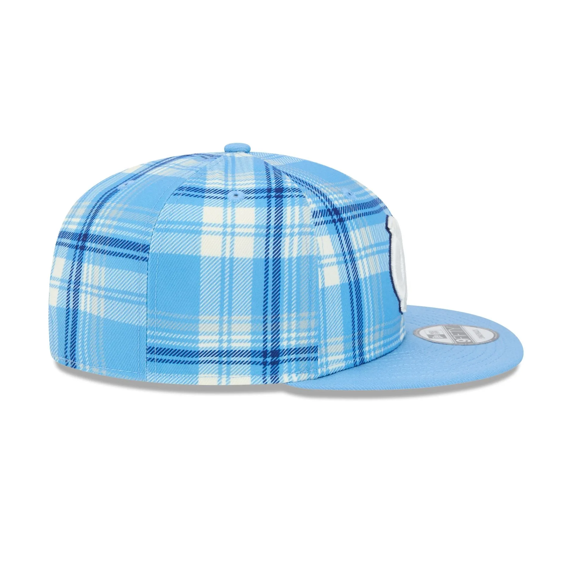 North Carolina University Tar Heels Plaid 9FIFTY Snapback Hat