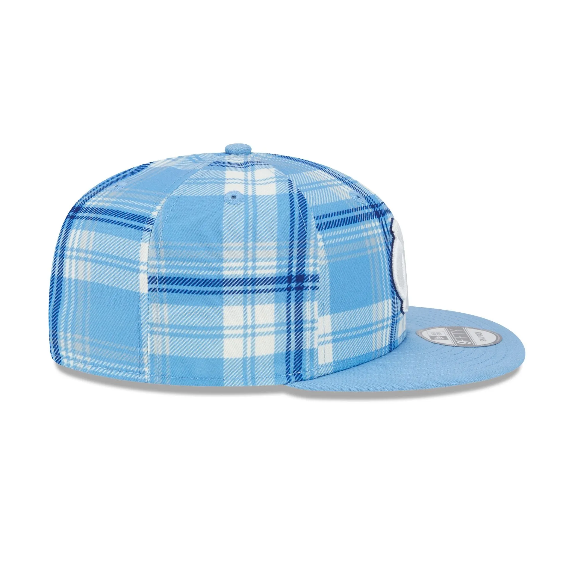 North Carolina University Tar Heels Plaid 9FIFTY Snapback Hat