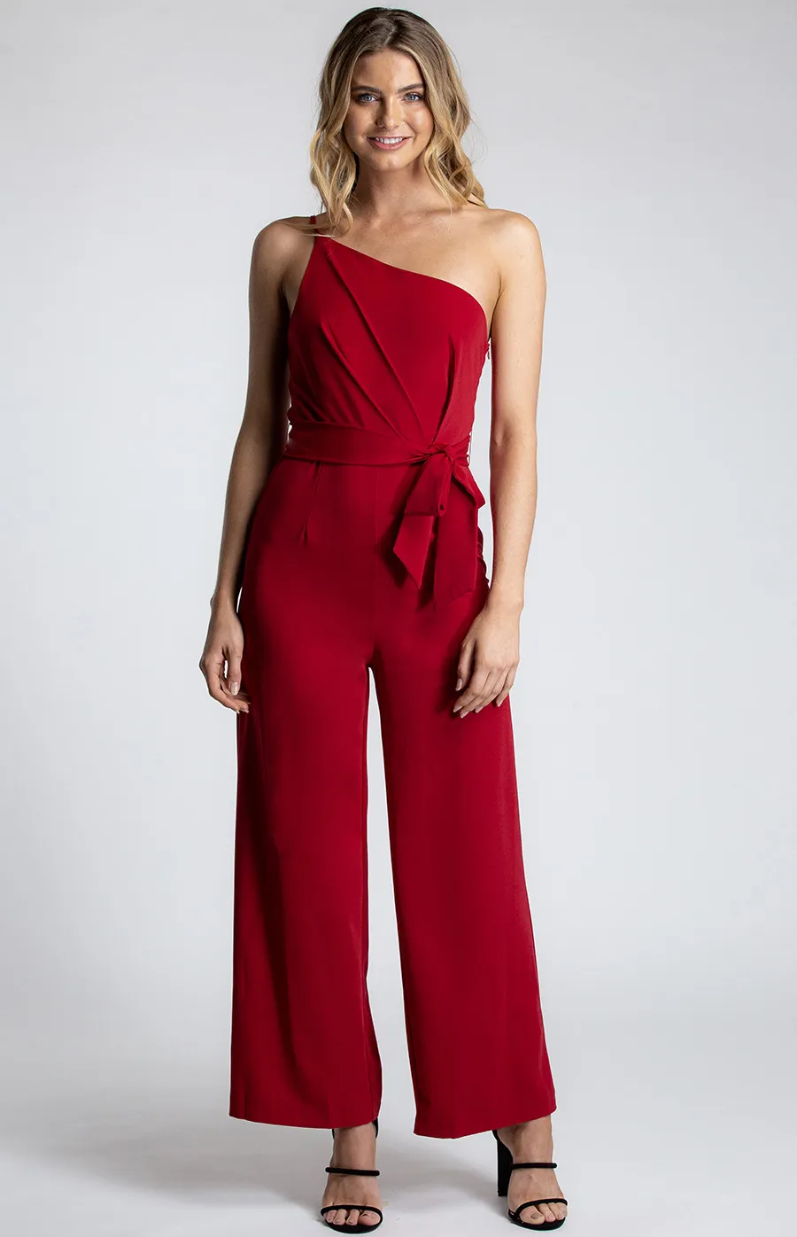 One Shoulder Thin Strap Jumpsuit (SJP411A)