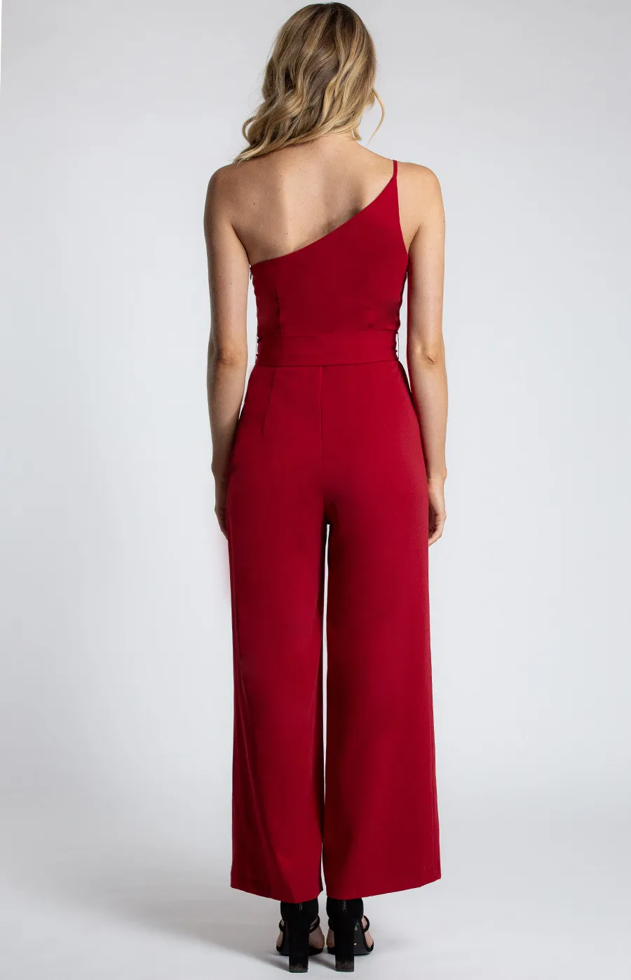 One Shoulder Thin Strap Jumpsuit (SJP411A)