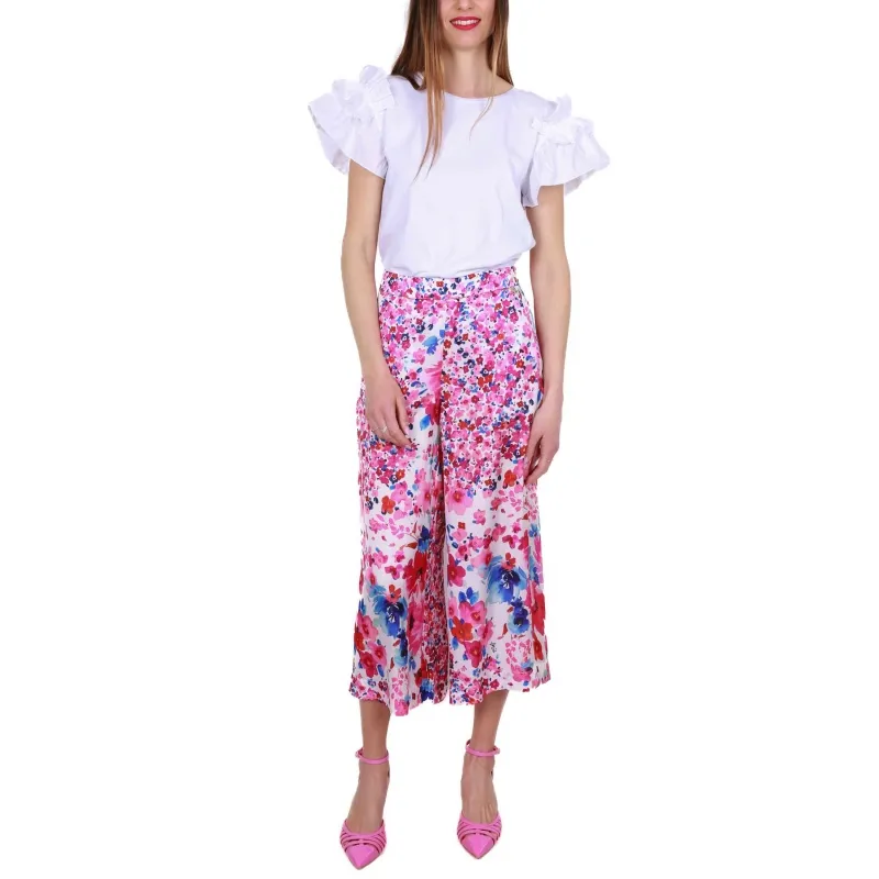 PANTALONE CROPPED A PALAZZO, FANTASIA