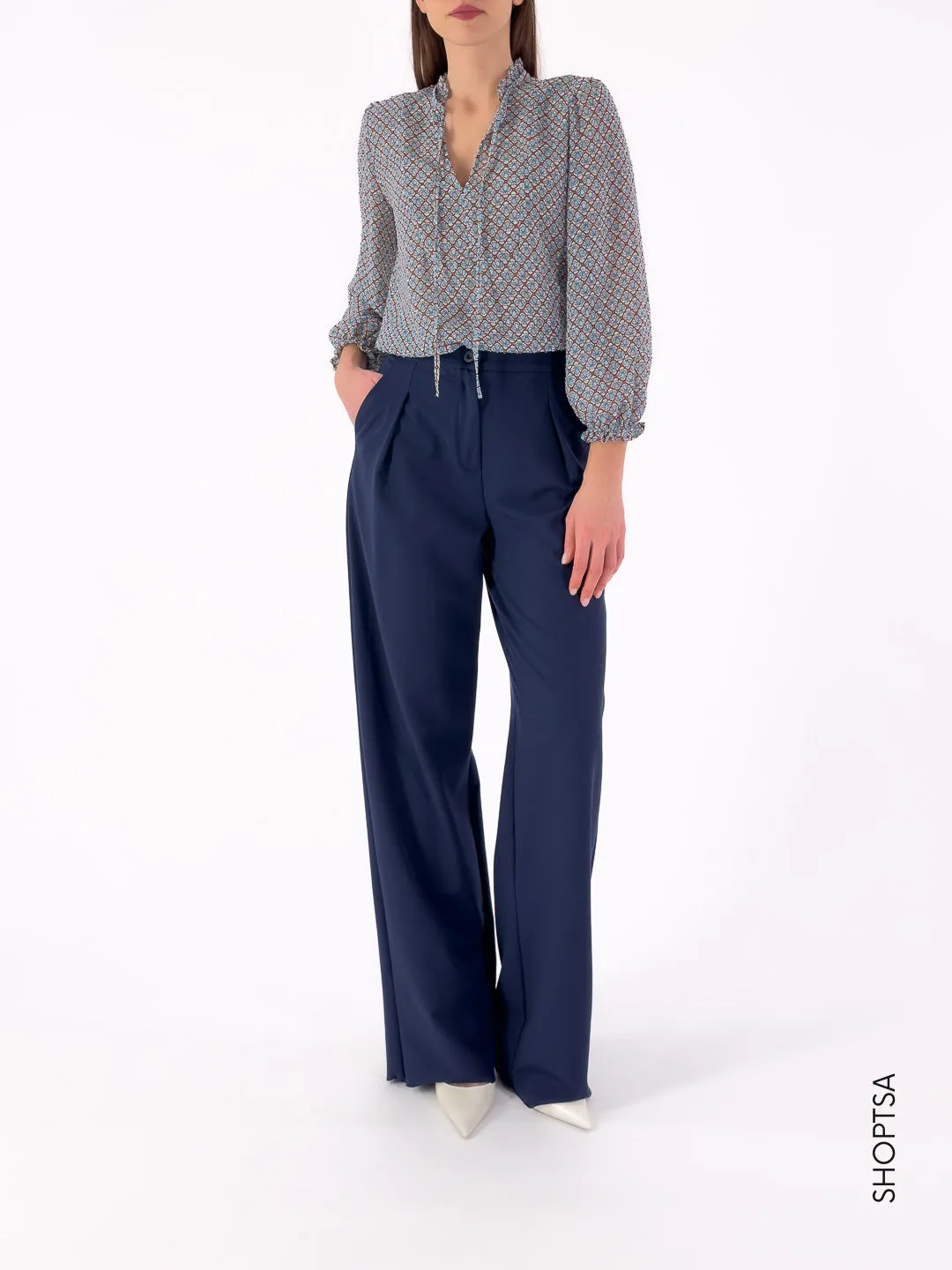 Pantalone wide leg gemini2 - EMME Marella