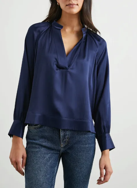 RAILS WYNNA SILKY WOVEN TOP