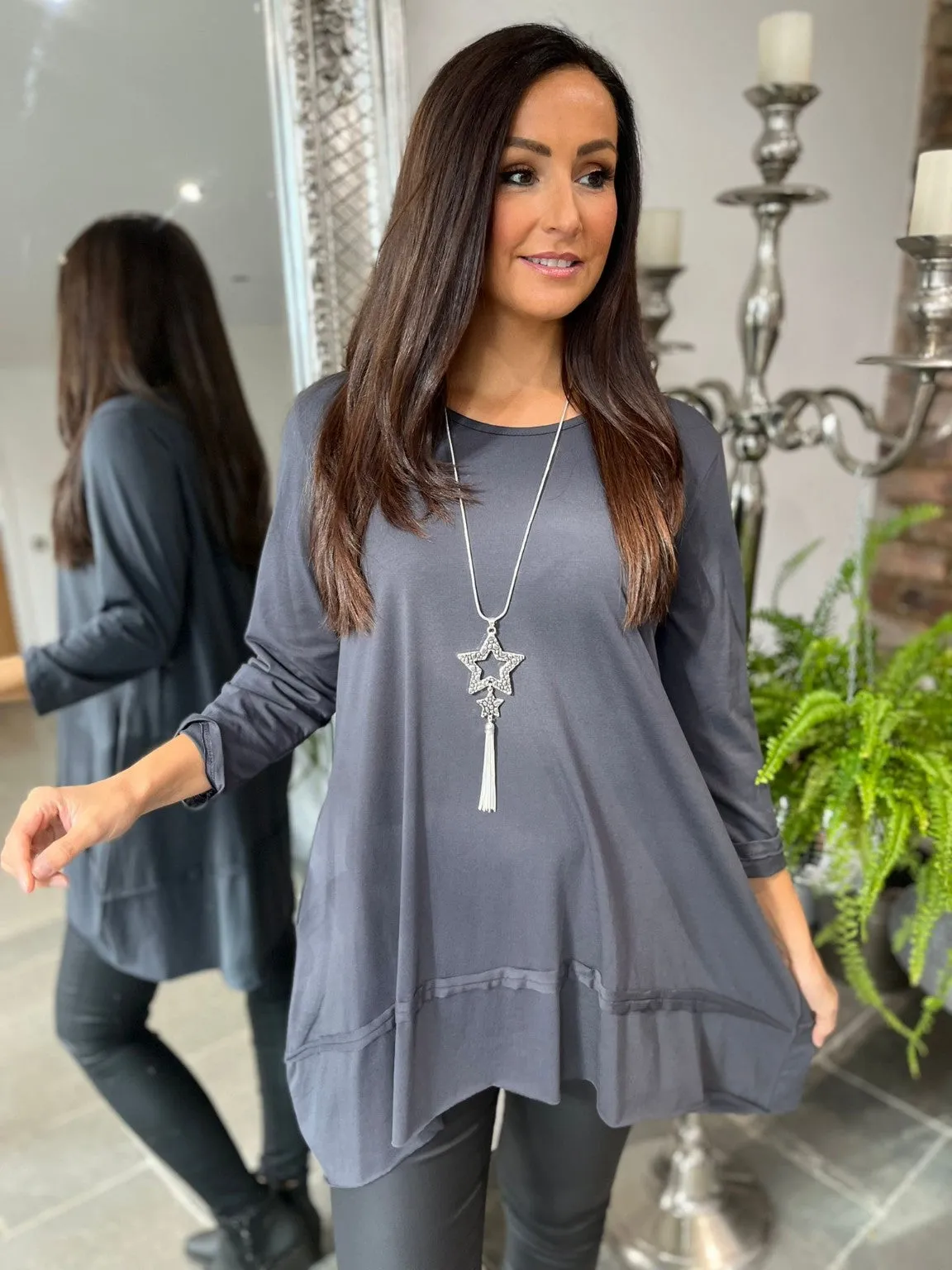 Reverse Hem Top Kaitlin