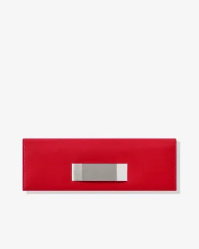 Rick Owens - Women's Leather Baguette Clutch - (Cardinal Red)