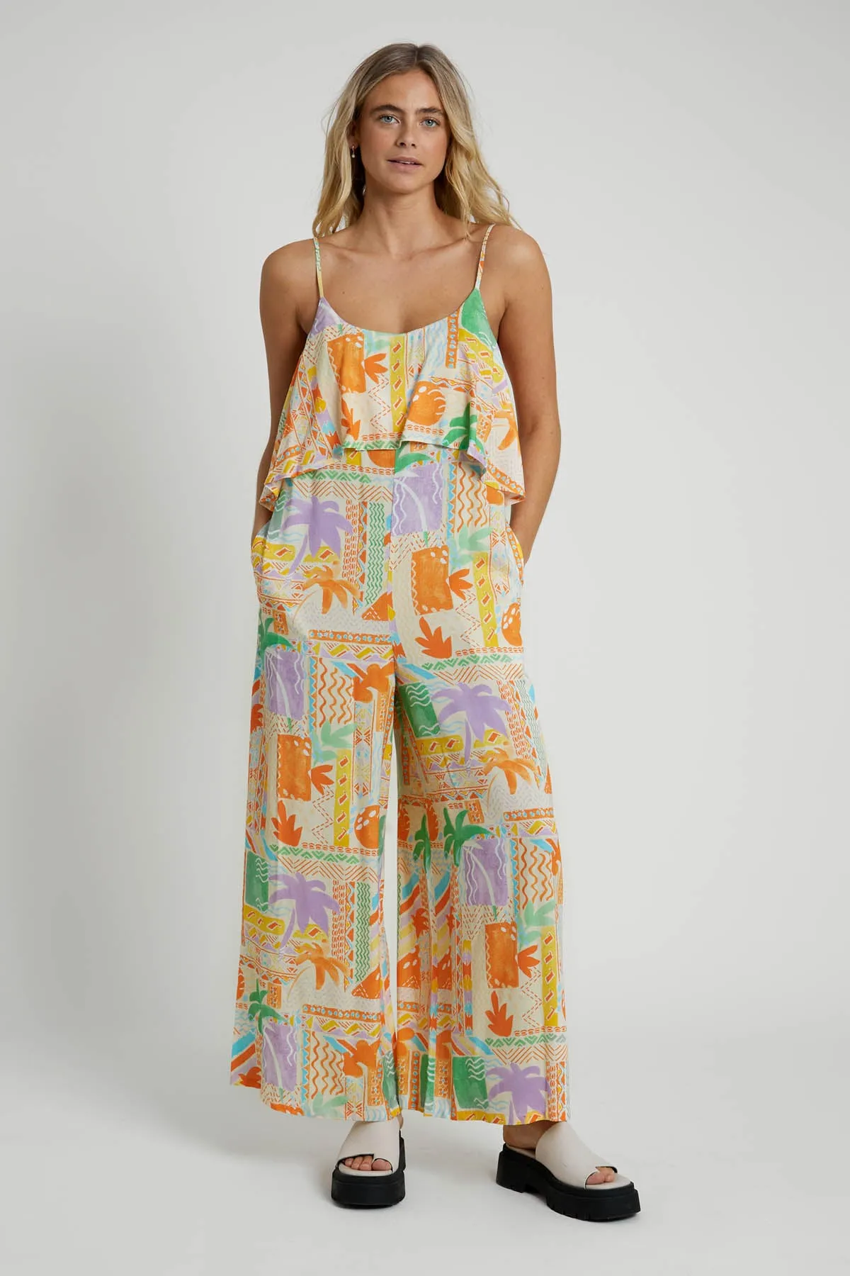 RICO PRINTED JUMPSUIT