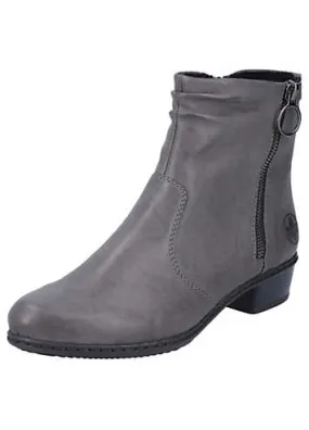 Rieker Zip Ankle Boots