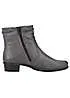 Rieker Zip Ankle Boots