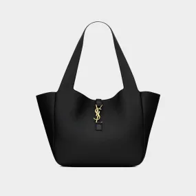 SAINT LAURENT Bea Leather Tote - NERO