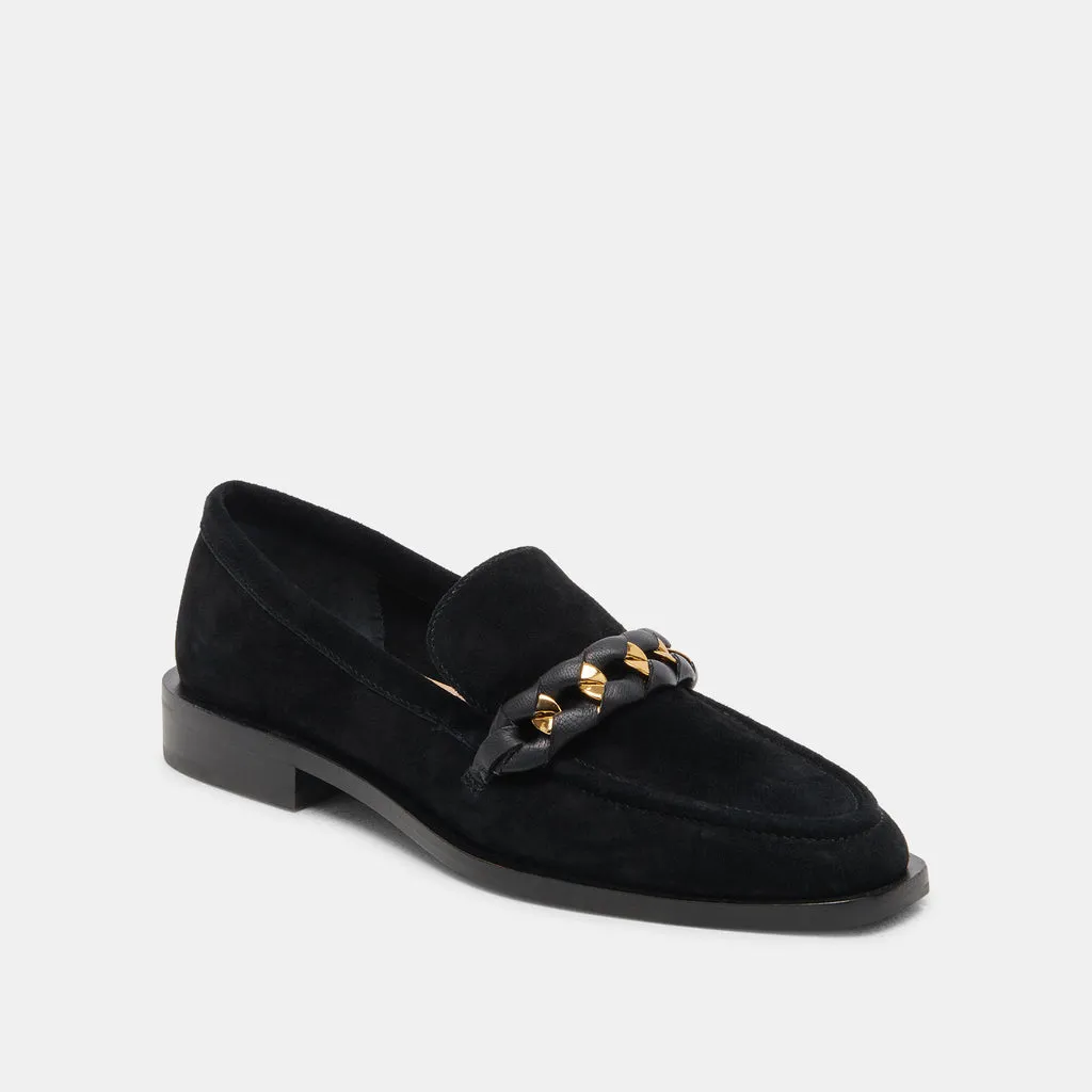 SALLIE FLATS ONYX SUEDE– Dolce Vita 6952240054338