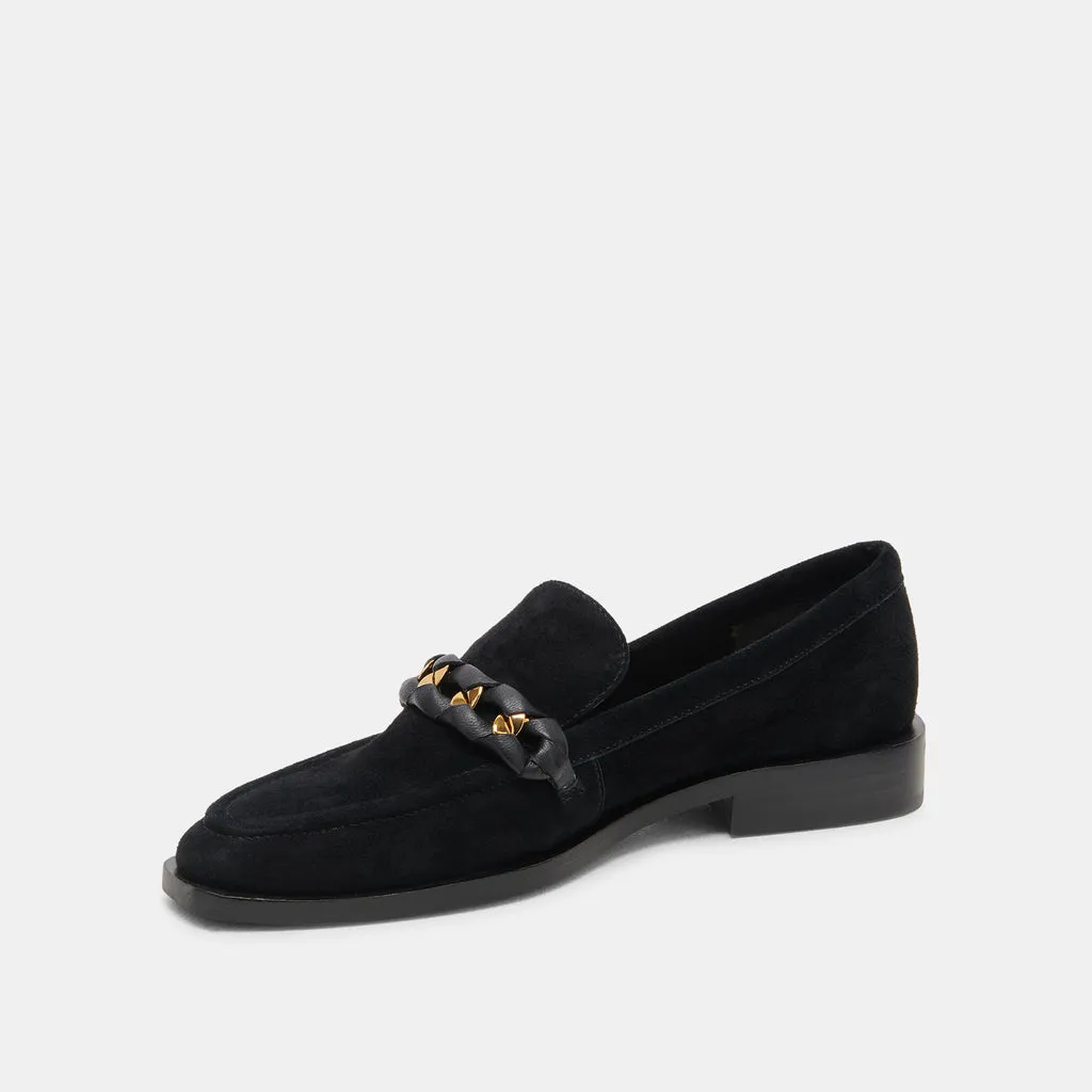 SALLIE FLATS ONYX SUEDE– Dolce Vita 6952240054338