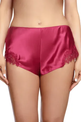 Scarlett Silk French Knicker, Size M (UK 12)