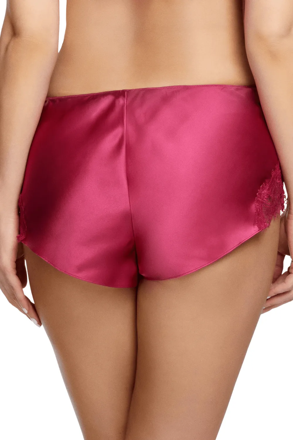 Scarlett Silk French Knicker, Size M (UK 12)