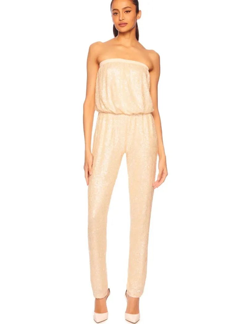 SEQUIN TUBE JUMPSUIT