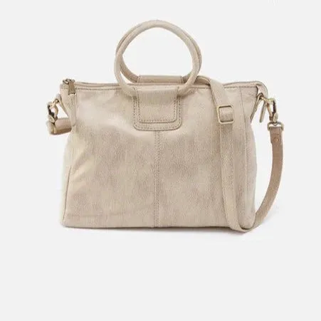 Sheila Medium Satchel | Metallic Leather