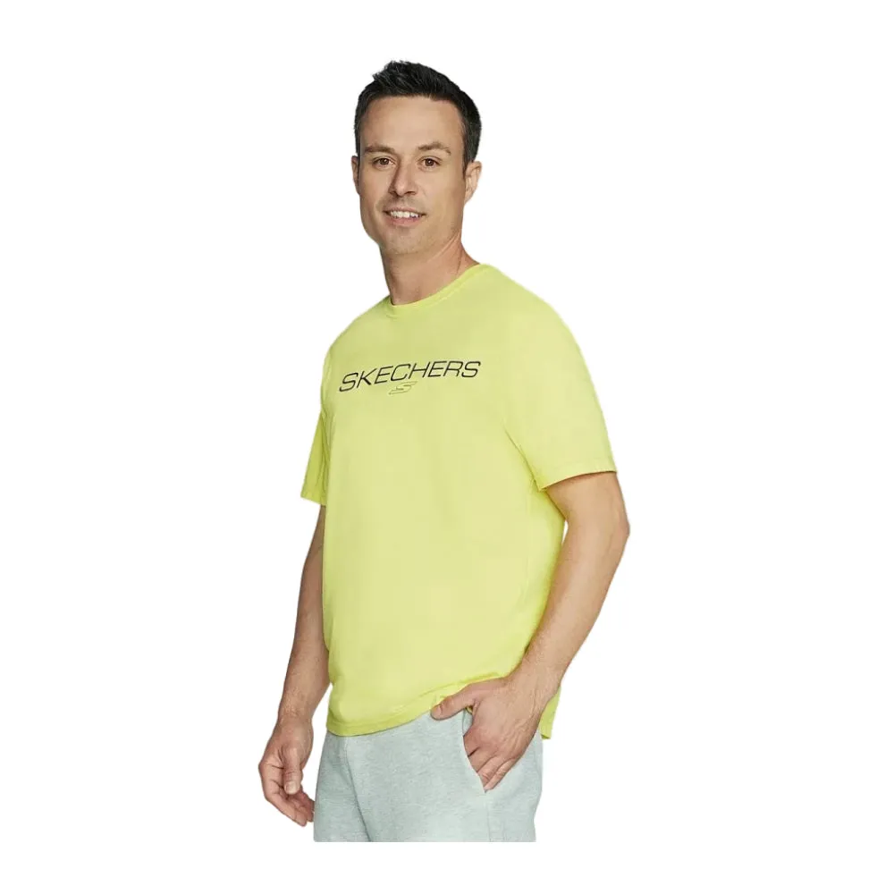 SKECHERS Men's Performance Top (Yellow/Grey)