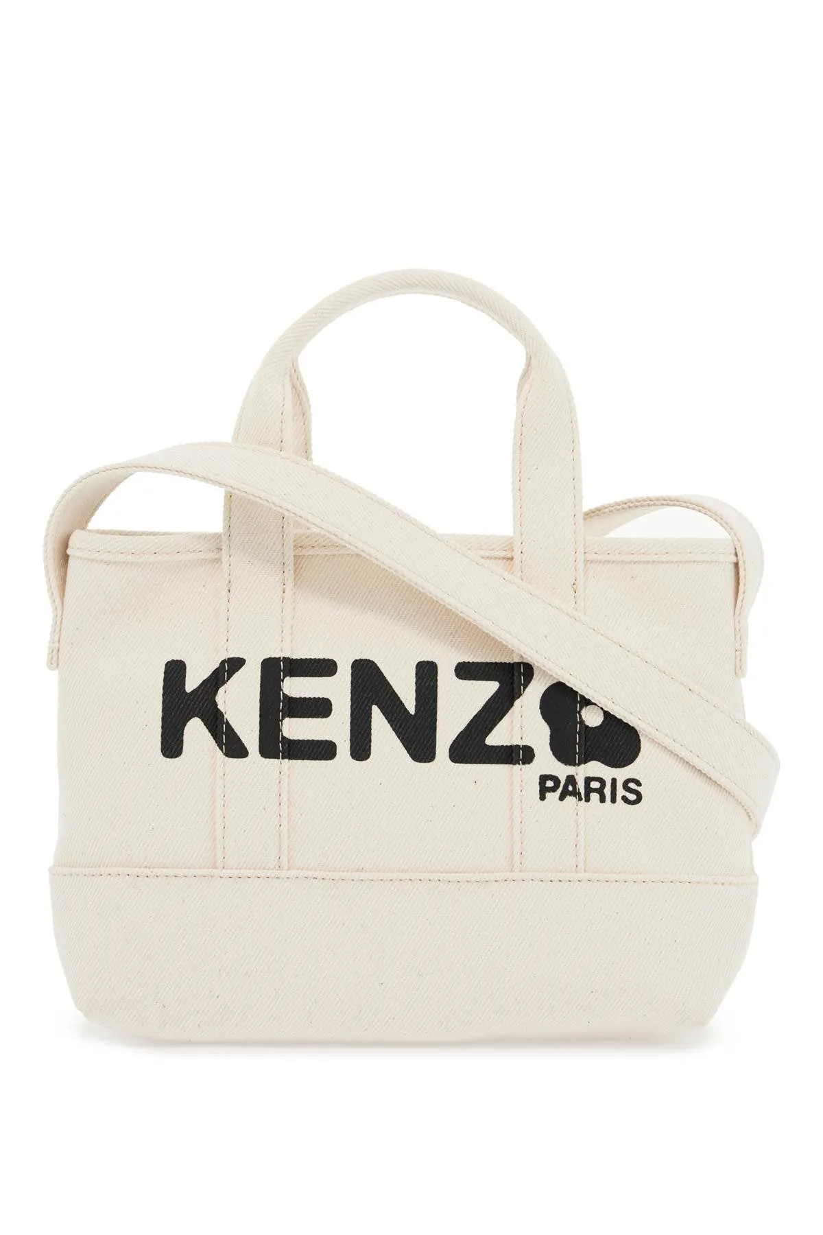 small kenzo utility denim tote bag FE68SA910F36 ECRU