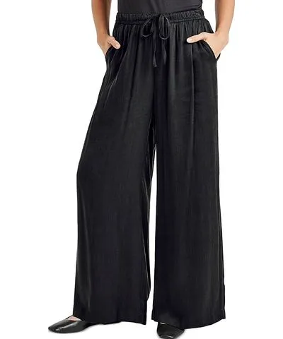 Splendid Angie Satin Palazzo Pants