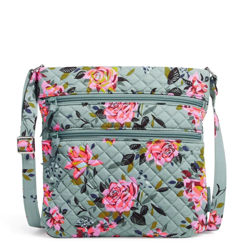 Vera Bradley Triple Zip Hipster Crossbody Bag