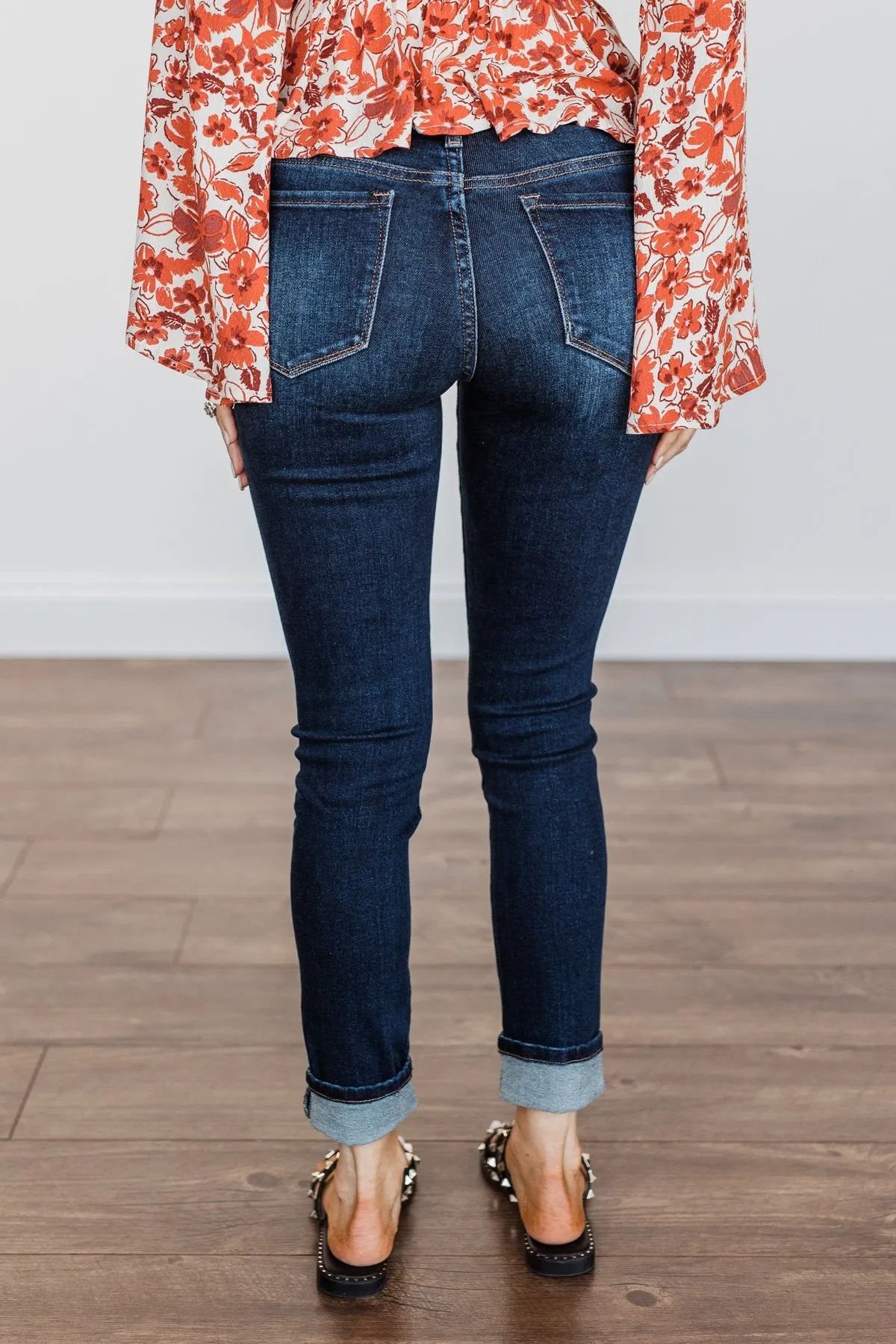 Vervet Mid-Rise Skinny Jeans- Carter Wash