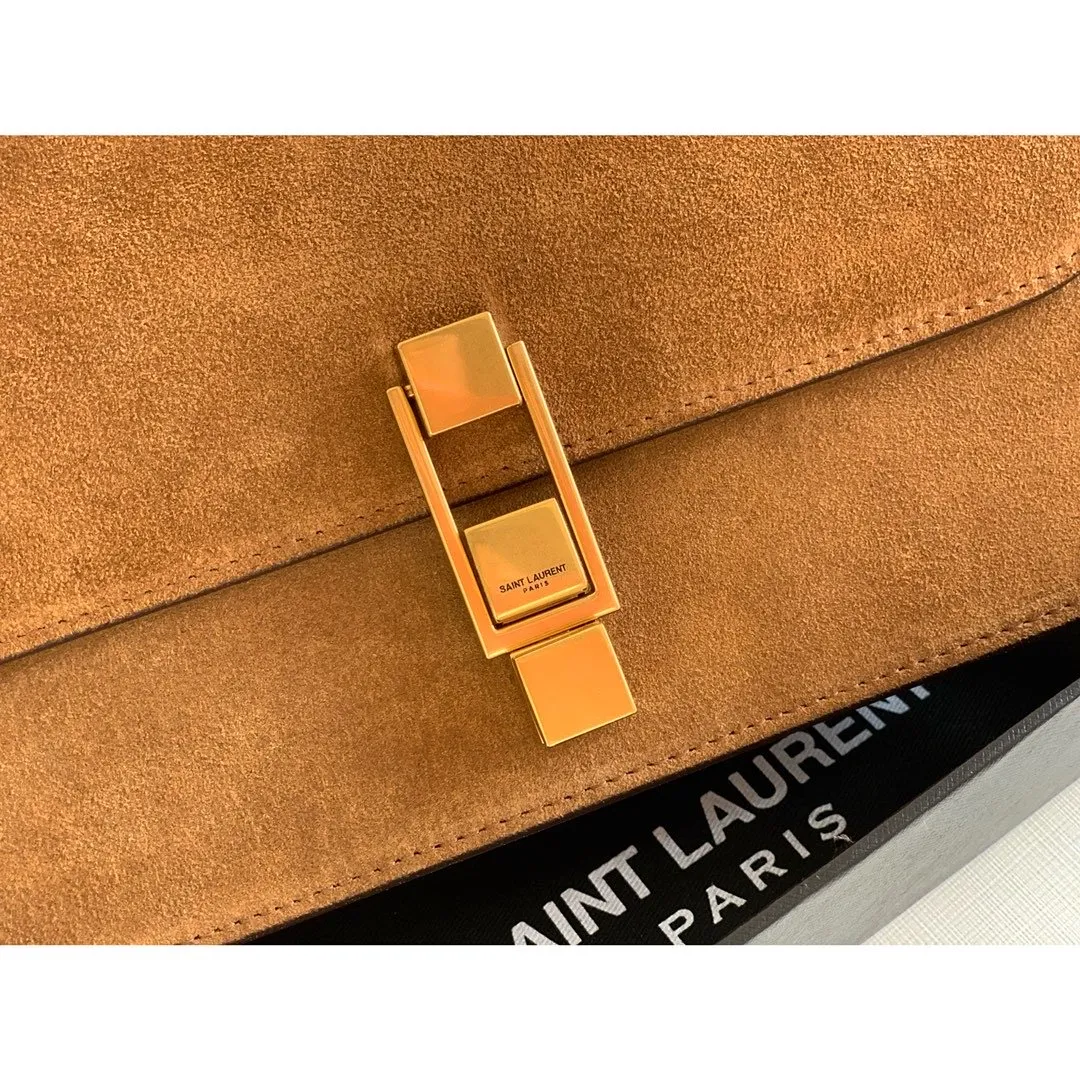 Yves Saint LaurentLe Carre Satchel Brown