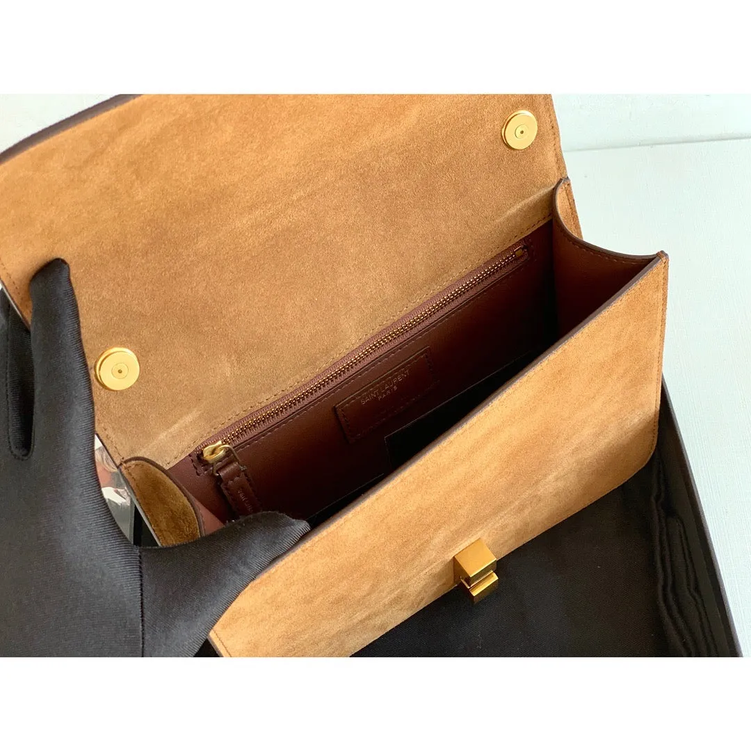 Yves Saint LaurentLe Carre Satchel Brown